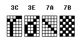 additional characters specific to the Casio FX-730P