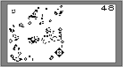 screenshot of the Game of Life for the Elektronika MK-90